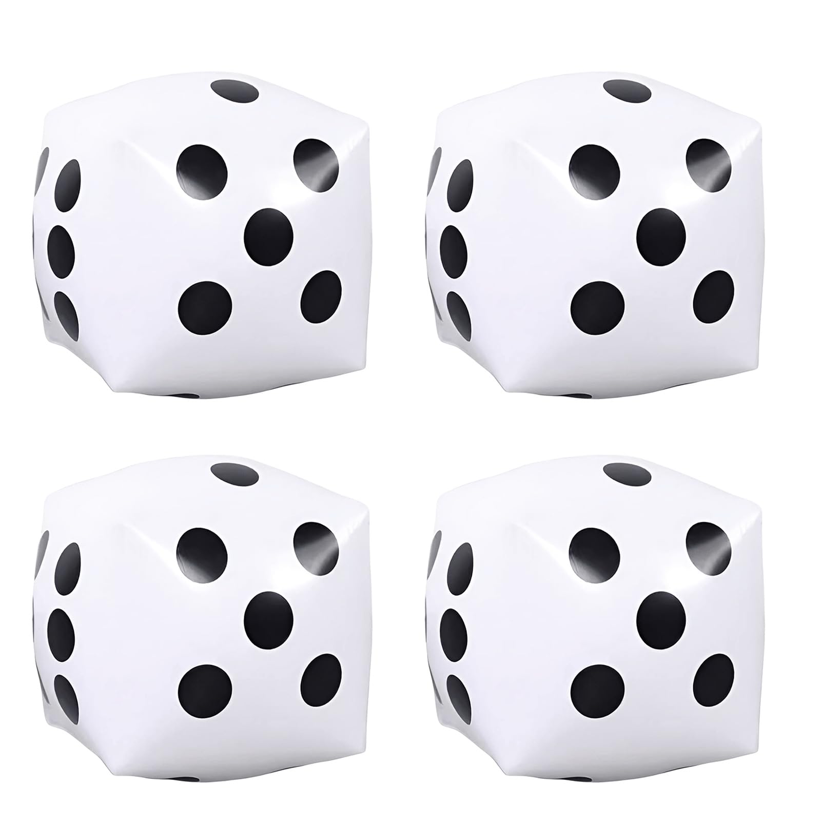 4 Dadi Gonfiabili Grandi Dimensioni Dadi Grandi Dimensioni 17.7 Per Bambini Compleanno Festa Natale Gioco Giocattolo Educativo Per Bambini Gioco Dadi