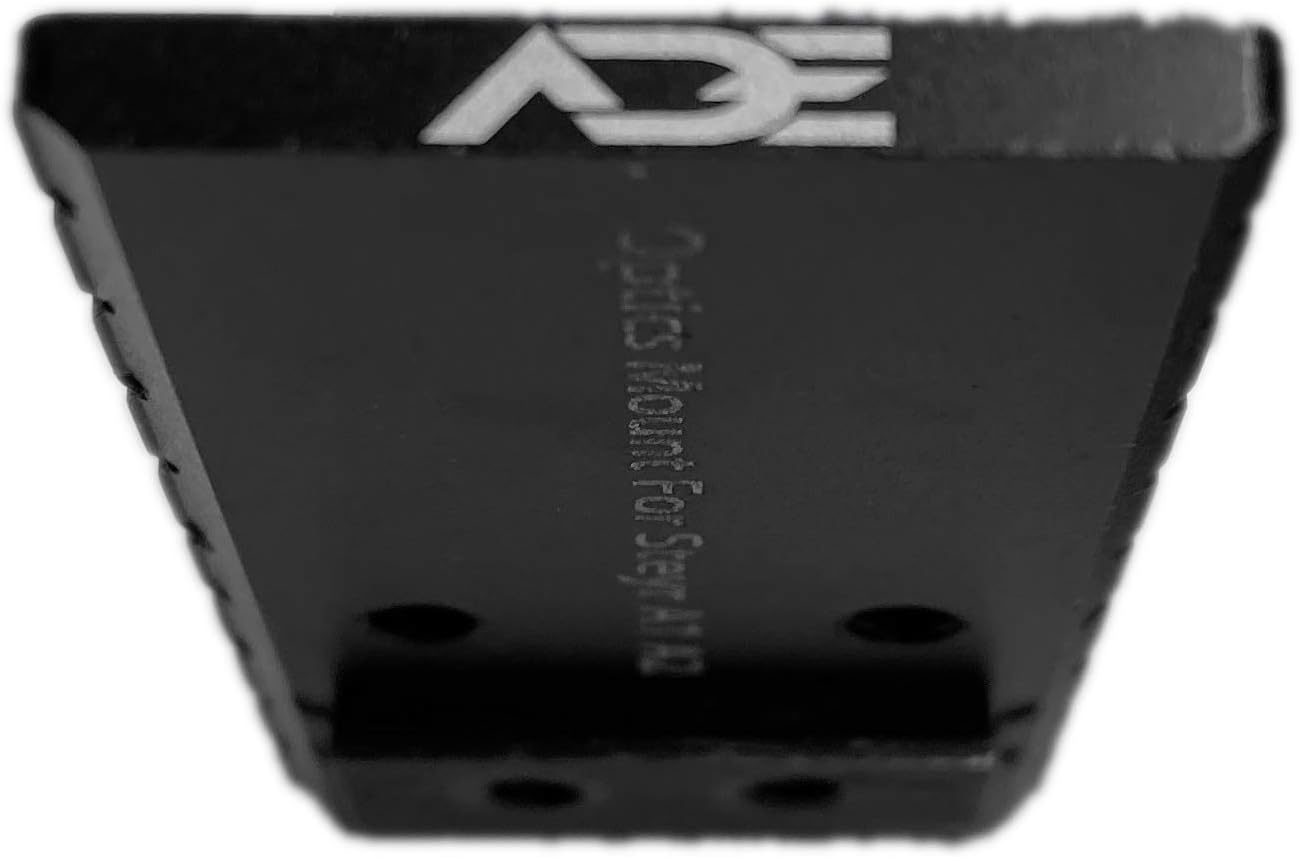 Ade Advanced Optics Python RD3-006x Green Dot Reflex Sight + Optic Mounting Plate for Steyr A1 A2 Handgun Pistol + Picatinny Mounting Plate