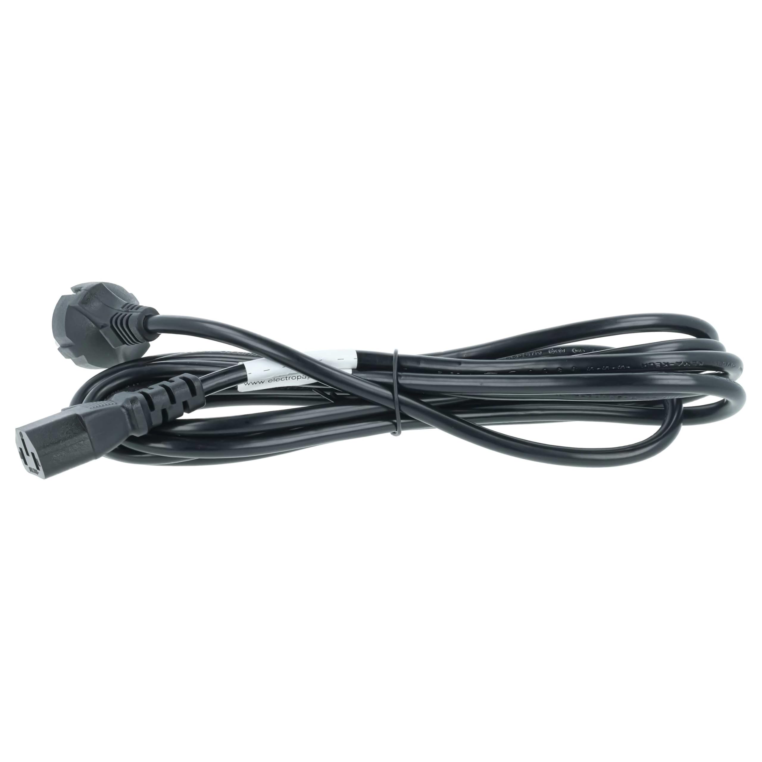 vhbw 10x cavo di alimentazione con spina schuko e connettore C13, da 3 metri compatibile con PC monitor computer stampante ecc.
