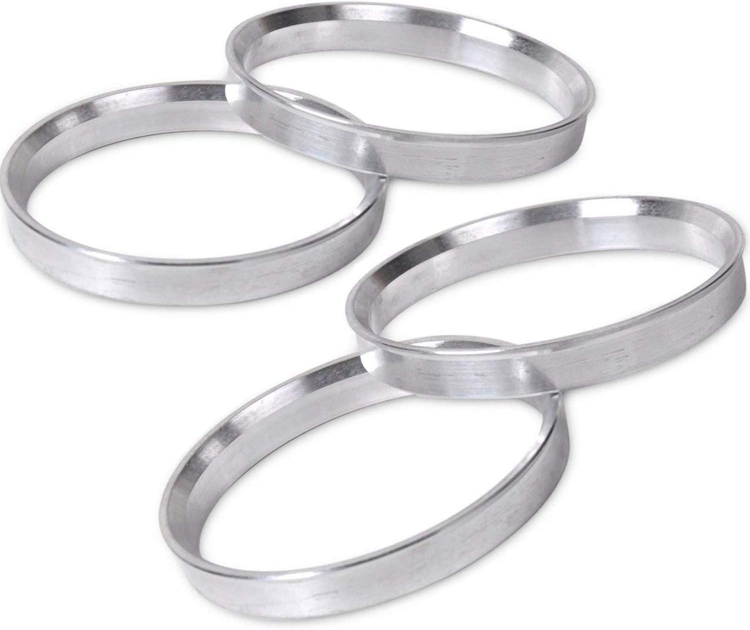 ZHTEAPR 54.1 to 56.1 Wheel Hub Centric Rings (Set of 4) - OD=56.1mm ID=54.1mm - Aluminium Alloy Wheel Hubrings 56.1 to 54.1