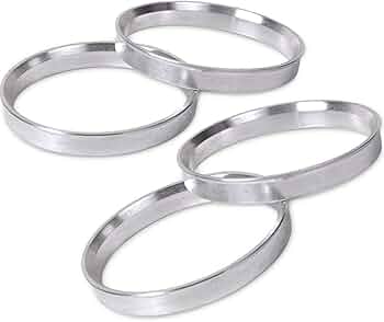 Amazon.com: ZHTEAPR 54.1 to 56.1 Wheel Hub Centric Rings (Set of 4