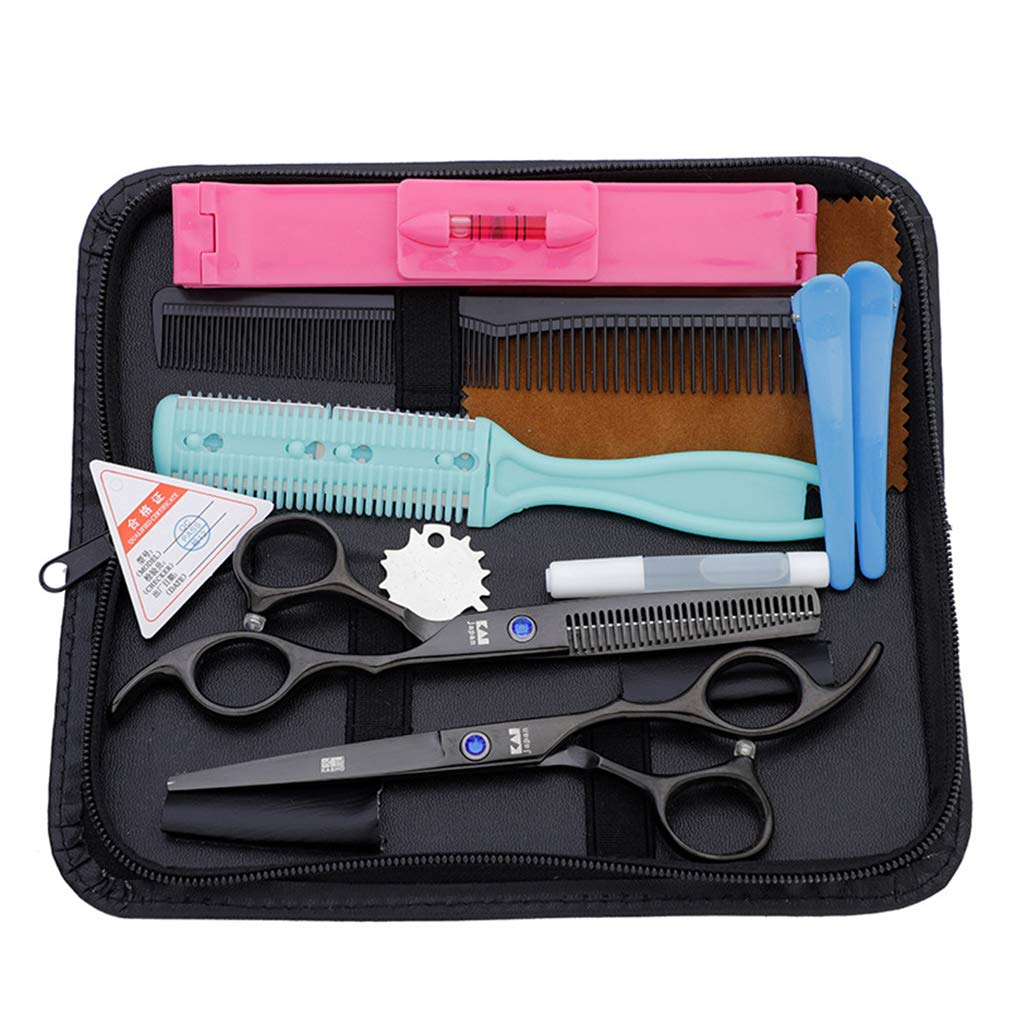 Professional Beauty Saloni di Parrucchiere Forbici Bangs Set Barbiere Assottigliamento Cesoie Cesoie Giapponese Inossidabile di Alta qualità Uomini Donne Capelli A Casa