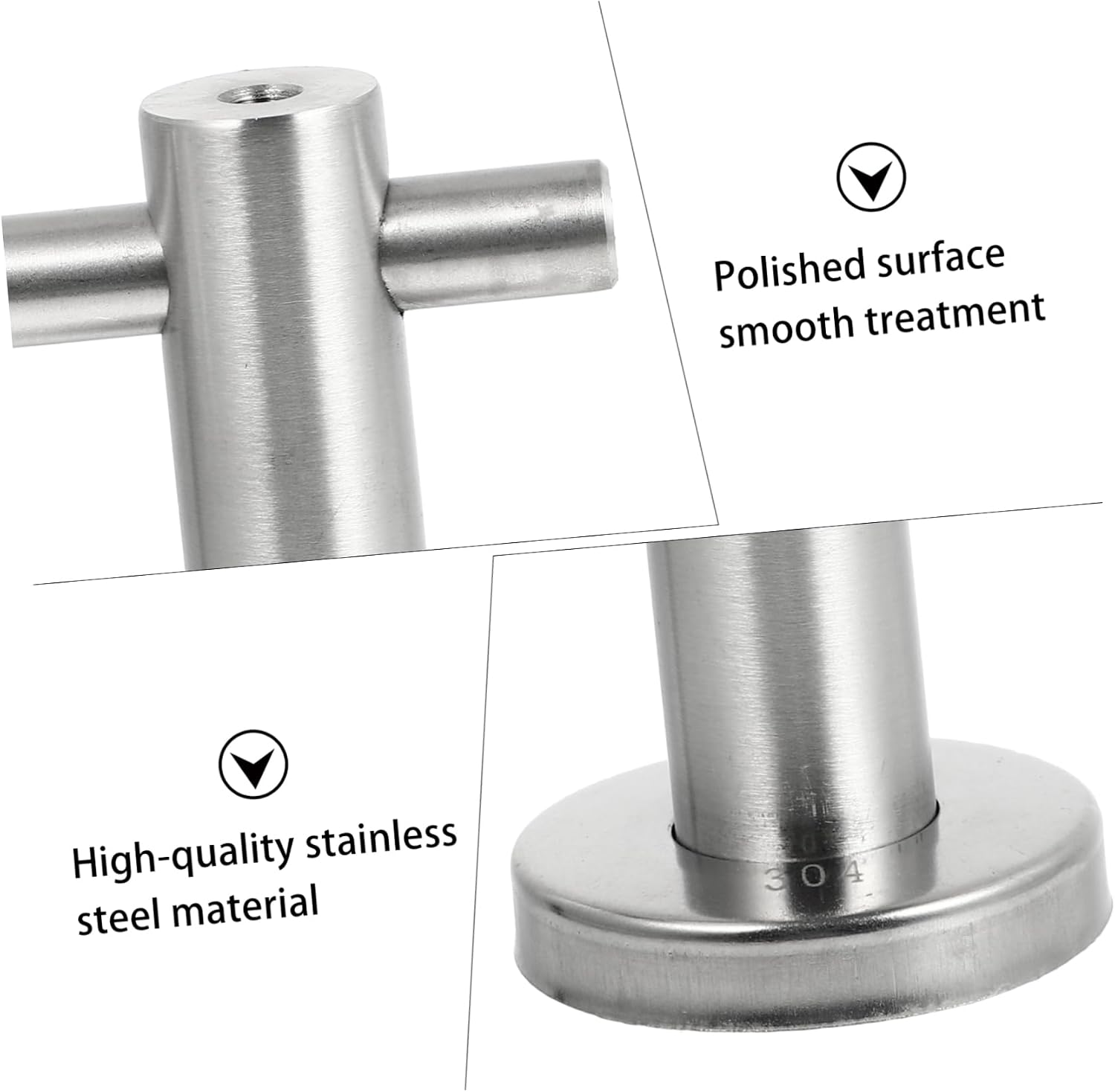 Handrail Bracket for Wall Mount Stair Railing Support Handrail Accessory and Practical Wall Mounted