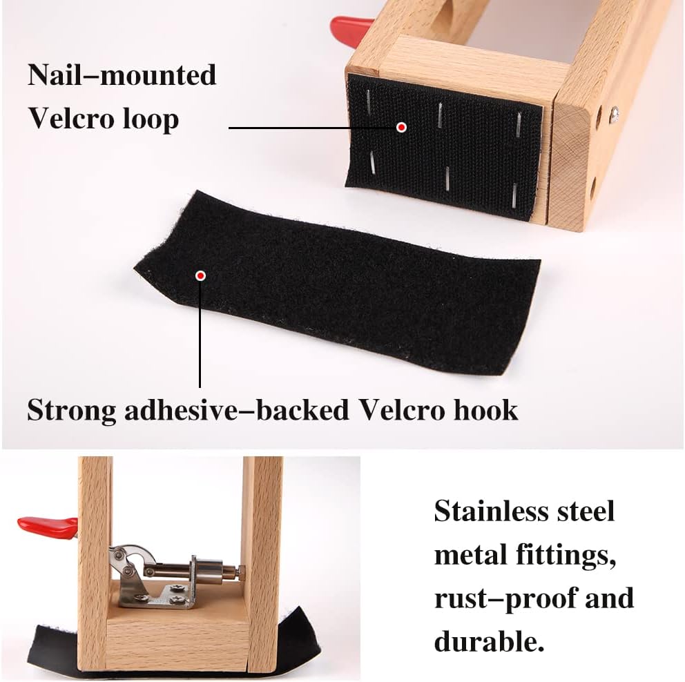 Leather Working Pony - Mini Stitching Pony for Leather, Leather Sewing Clamp,Leather Sewing Kits with Leather Needle and Thread, Thread Waxed for Leather Hand Stitching