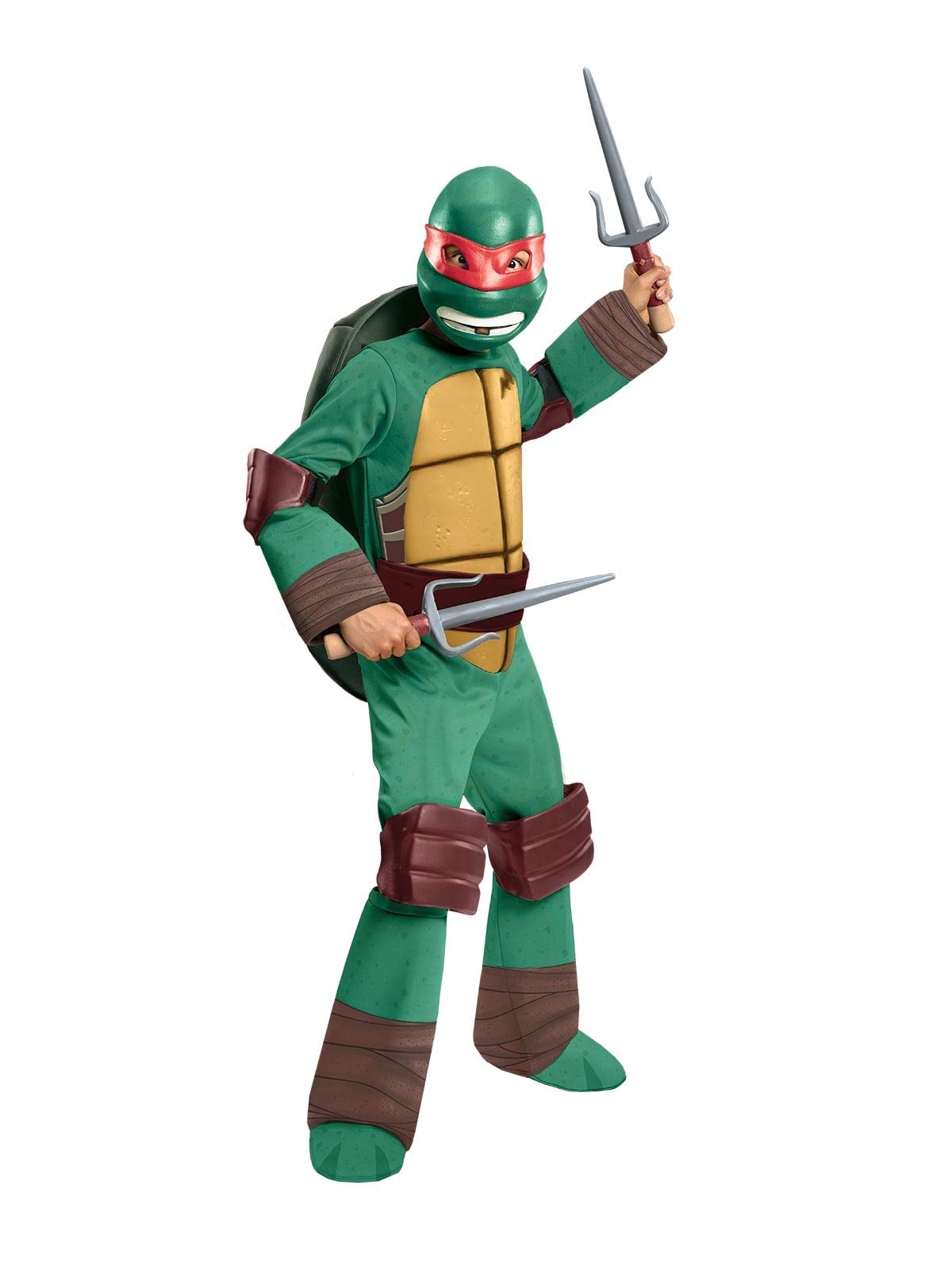 Rubie's 886762M Ru886762md młodzież młodzież żółwie ninja Deluxe kostium rahaela, średni wiek 5-7 lat, chłopiec dziewczyna, zielony, M