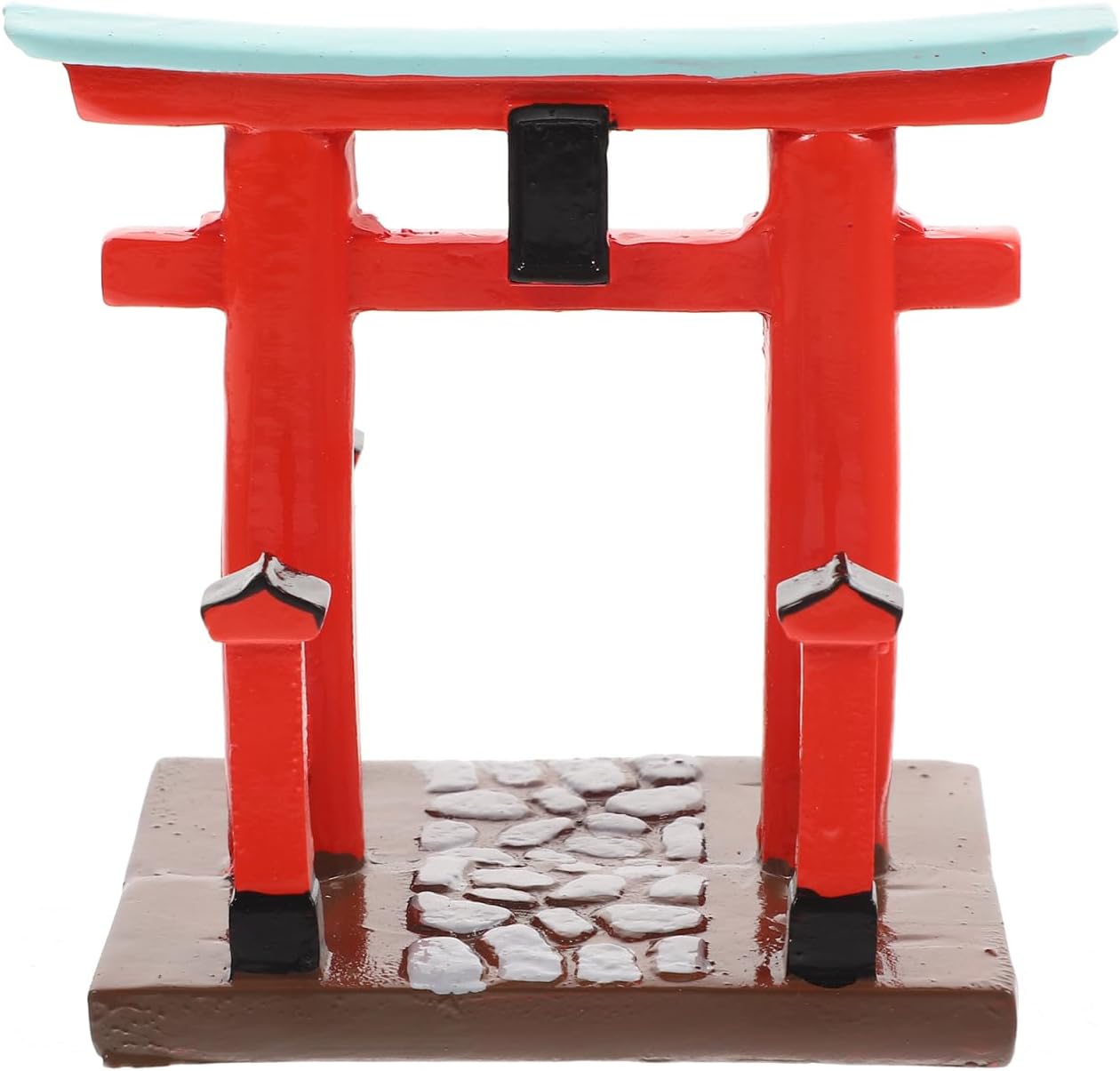 Japanese Gate Miniature Fairy Gardens Decor Landscape Ornament for Aquarium Fish Tank Decor, C