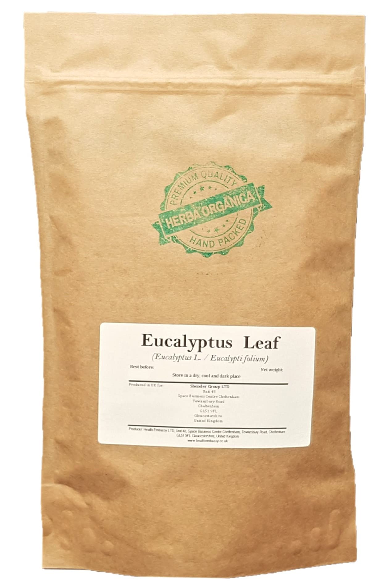 Herba Organica Feuille d'Eucalyptus Tisane - Eucalyptus L - Eucalyptus Leaf Tea (100g)