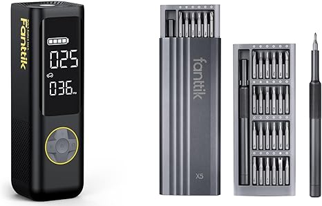 Fanttik X8 APEX Portable Tire Inflator and X5 Mini Screwdriver