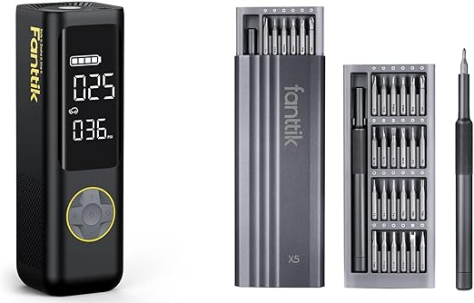 Fanttik X8 APEX Portable Tire Inflator and X5 Mini Screwdriver