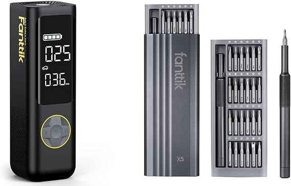 Fanttik X8 APEX Portable Tire Inflator and X5 Mini Screwdriver