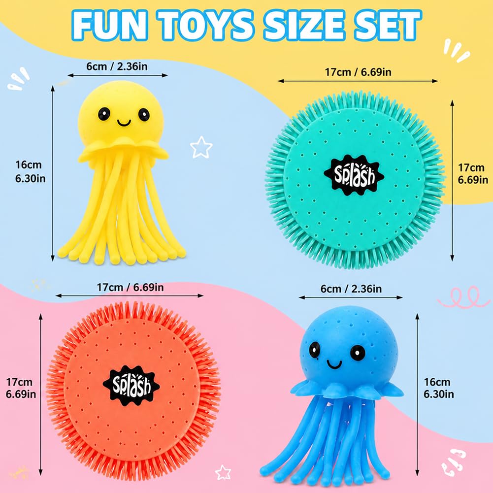 Frisbee ad Acqua Disco da Lancio in Schiuma e Silicone Ø 17 cm Gioco Acquatico Morbido