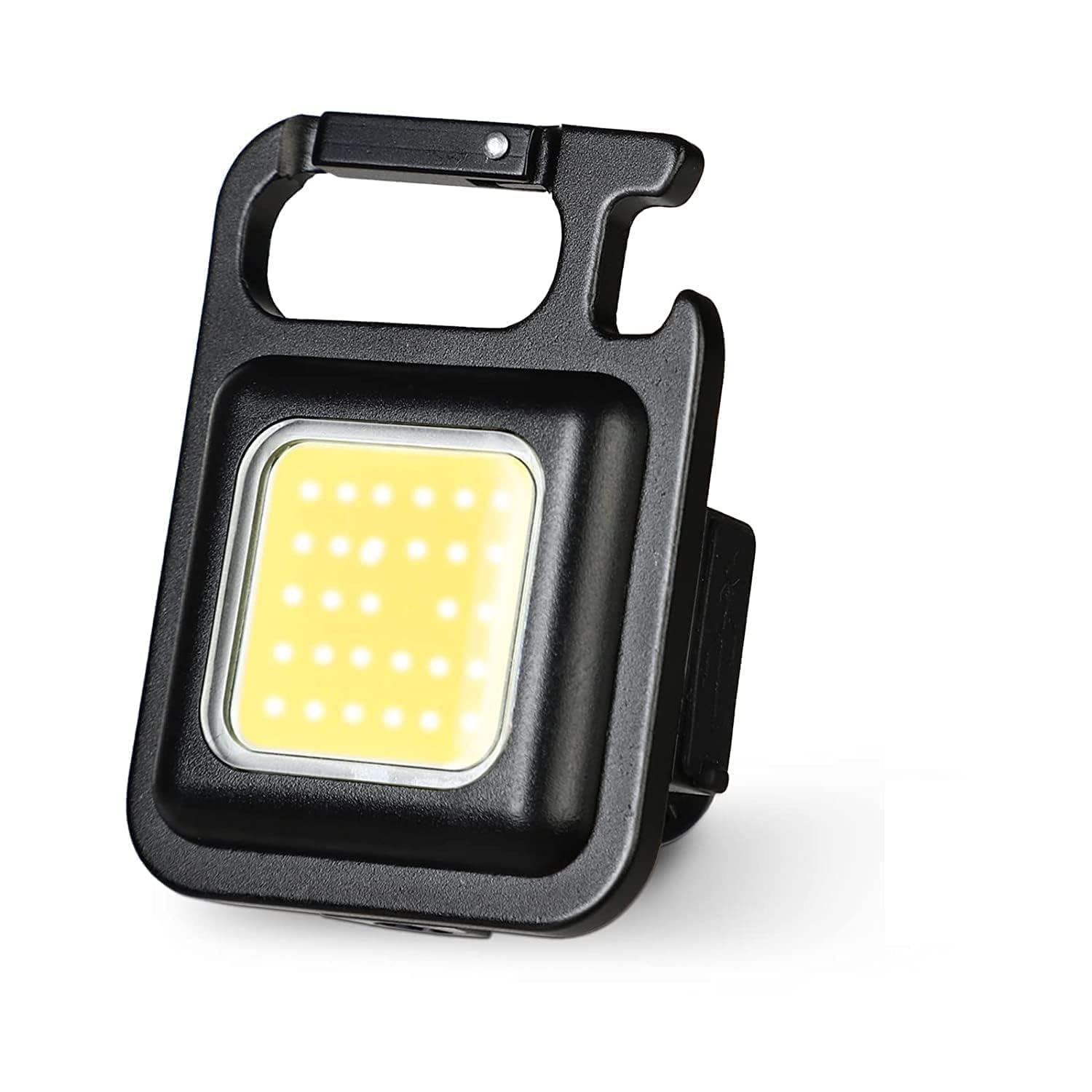 800 Lumen Rechargeable COB Keychain Work Light with 3 Lighting Modes, Magnetic Base, Keyring LED Torch Keychain Flashlights Mini Work Light for Workshop, Repairing, Emergency-image-13