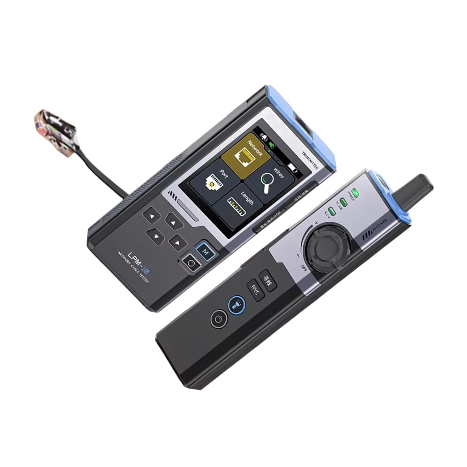 Zepfjhe Multicolor Lcd Equipped Wire Tracks Featuring Internet Testing & Easy Carry Designing For On Site Maintenance Internet