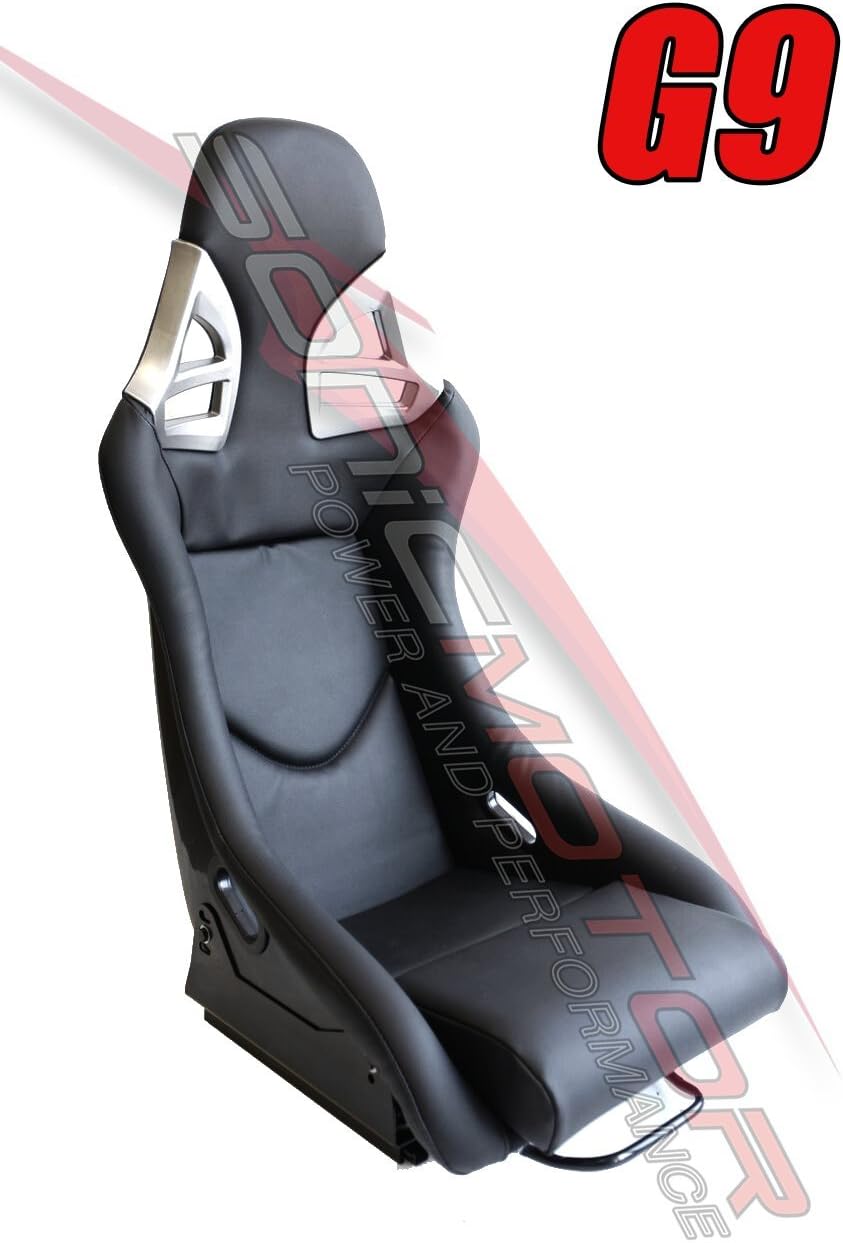 SNC Tuning G9 Full Bucket Fixed Back Racing Seat Black