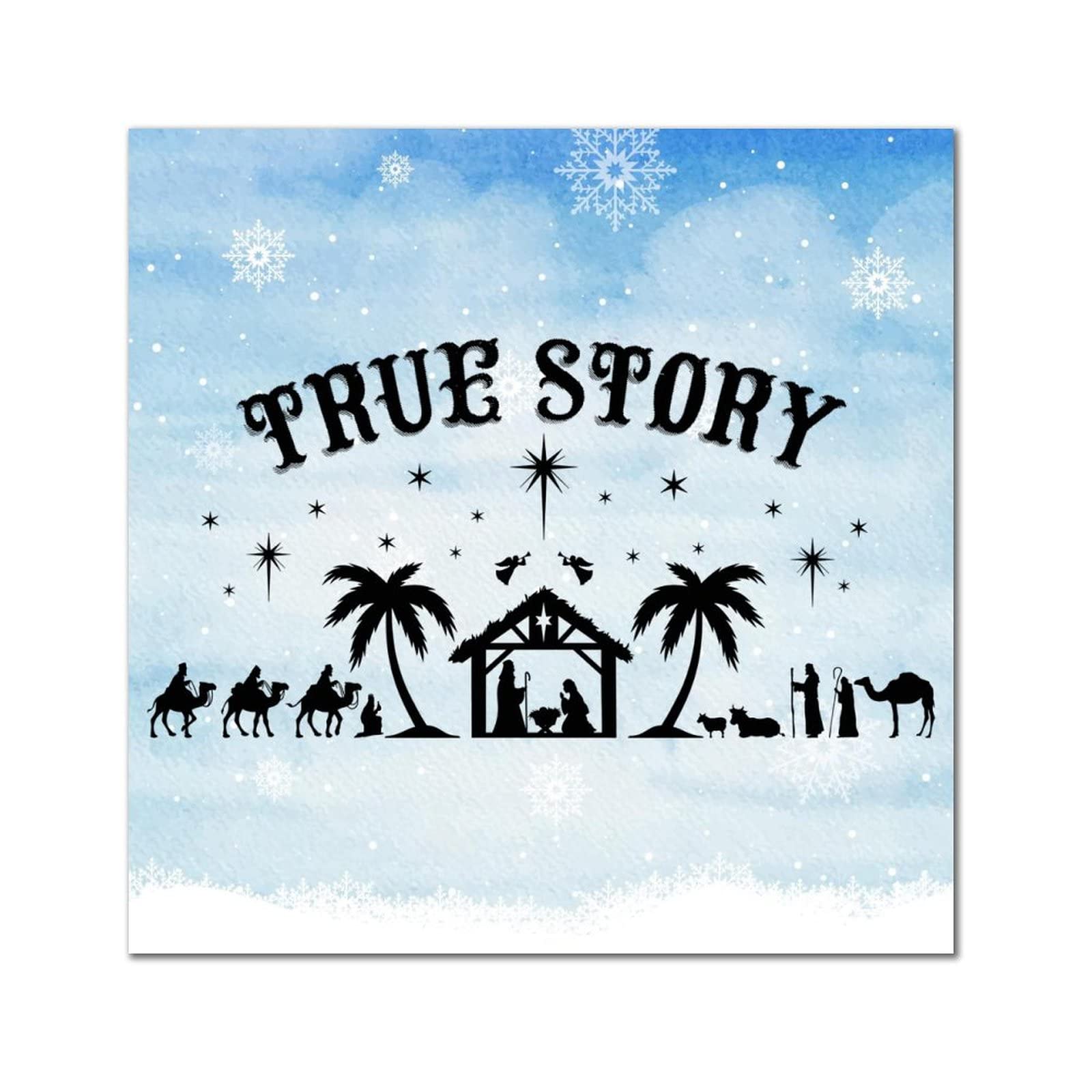 Plaque murale rustique Let It Snow pour un salon cocooning en hiver