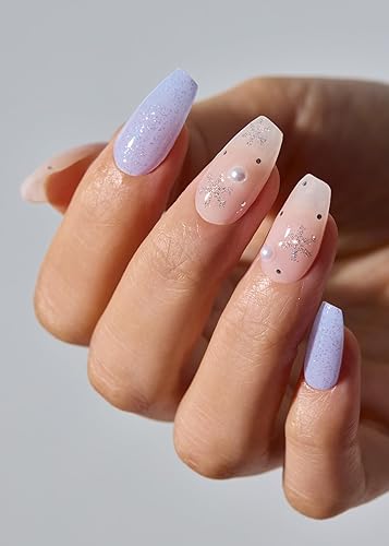 Miniatura 2 de ohora Tiras de uñas semicuradas (N Frozen Mirror), funciona con cualquier lámpara UVLED, calidad de salón, larga duración, fácil de aplicar y