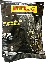 Câmara Aro 26 Com Válvula Bico Grosso Pirelli