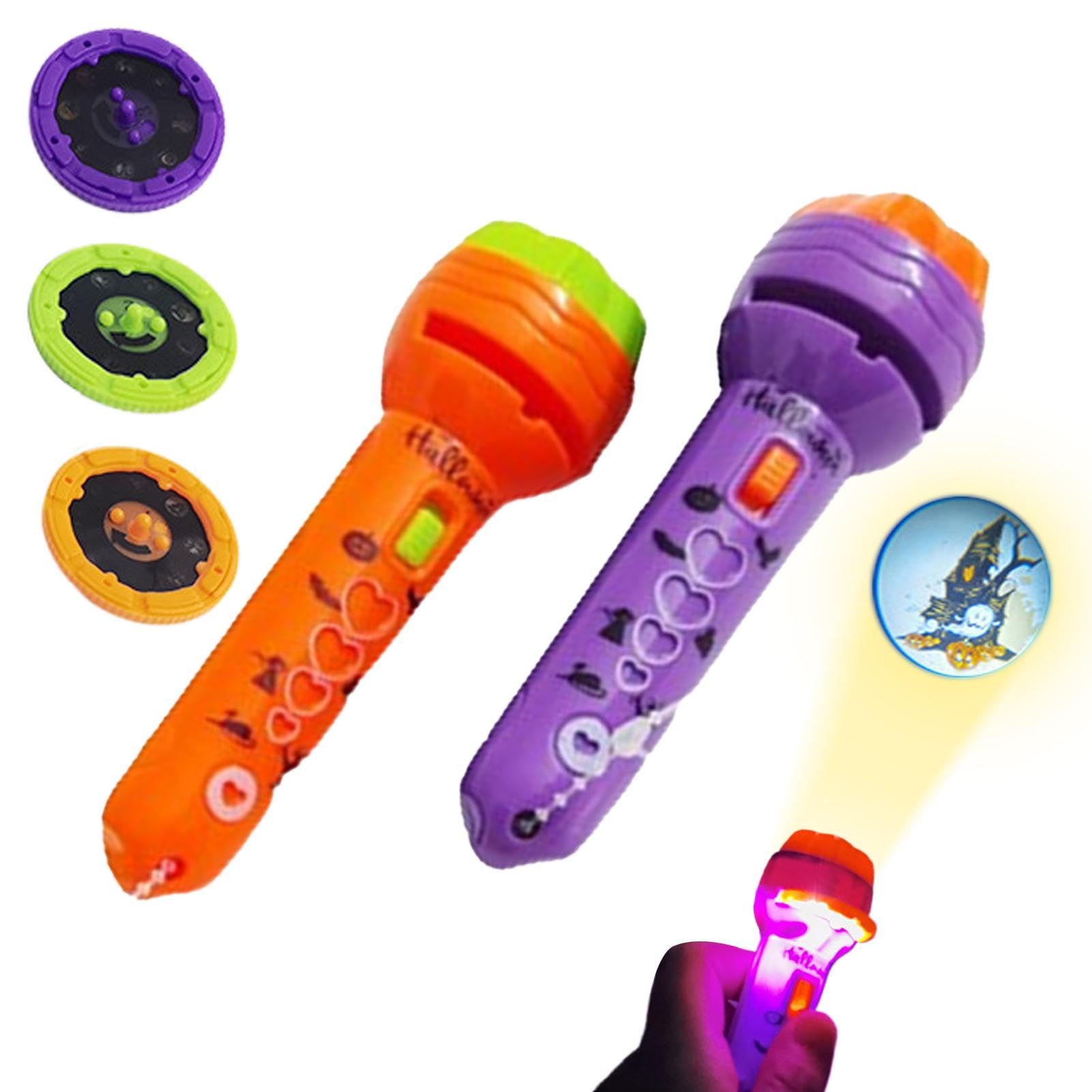 Halloween Taschenlampen-Projektor - 24 Grusel-Projektionen Für Kinder