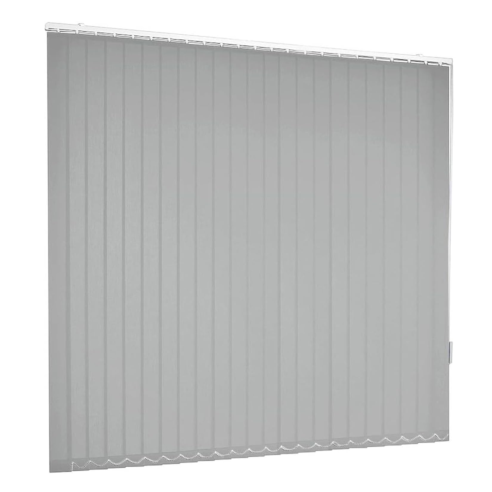 Hdeyrsx Gray Complete Vertical Blind Set,Blackout Blinds For Window,Light Filtering Venetian Blinds Thermal Slats Shutters For Home Office,With Fittings,Custom (,100Cm X 150Cm)