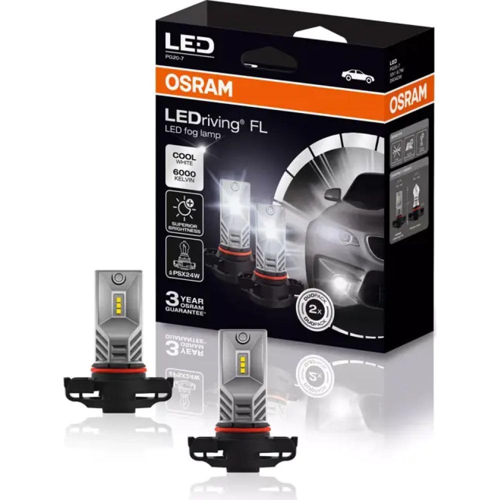 OSRAM LEDriving FL, ≙ PSX24W, offroad use only, Single Blister (1 lamp)
