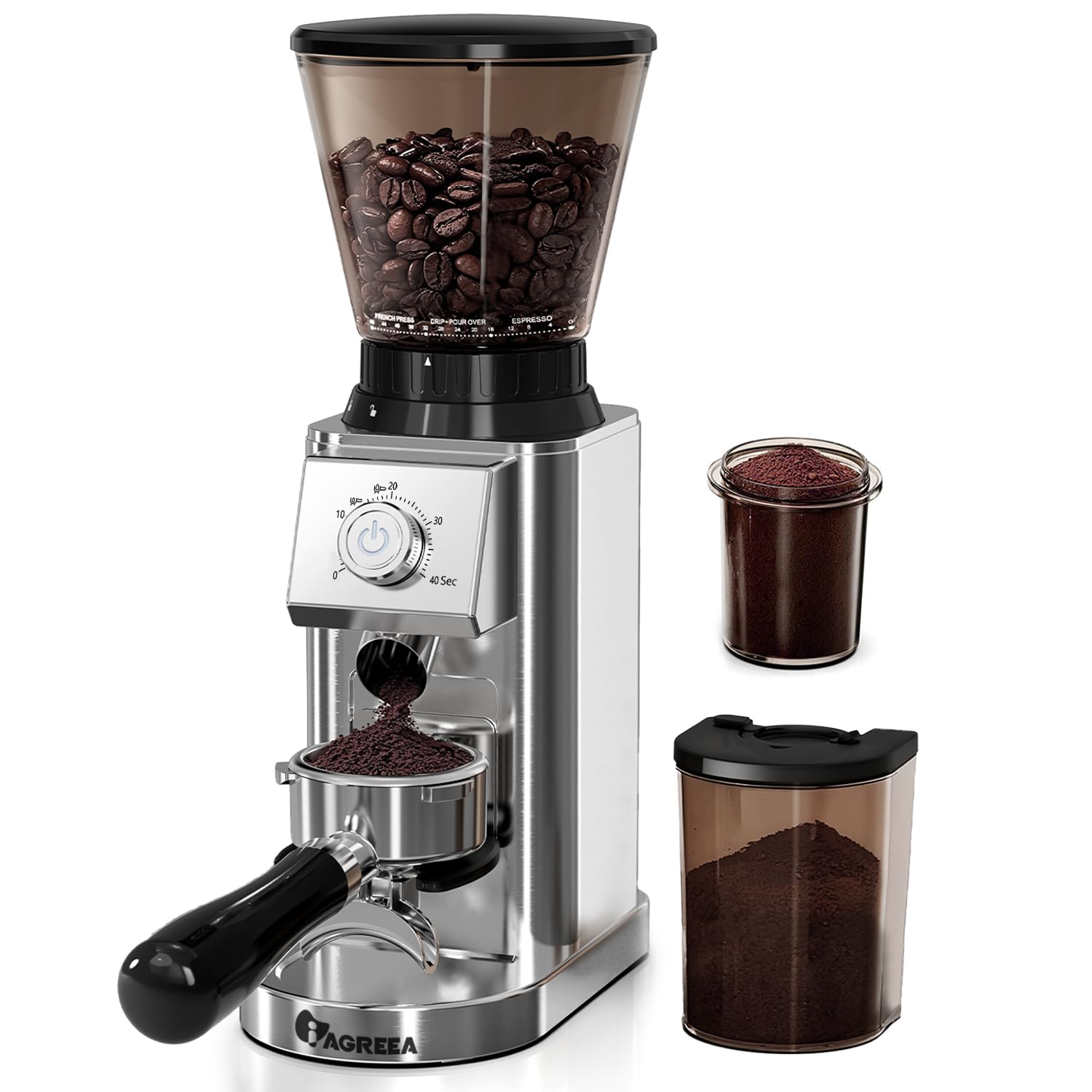 IAGREEA Conical Burr Coffee Grinder