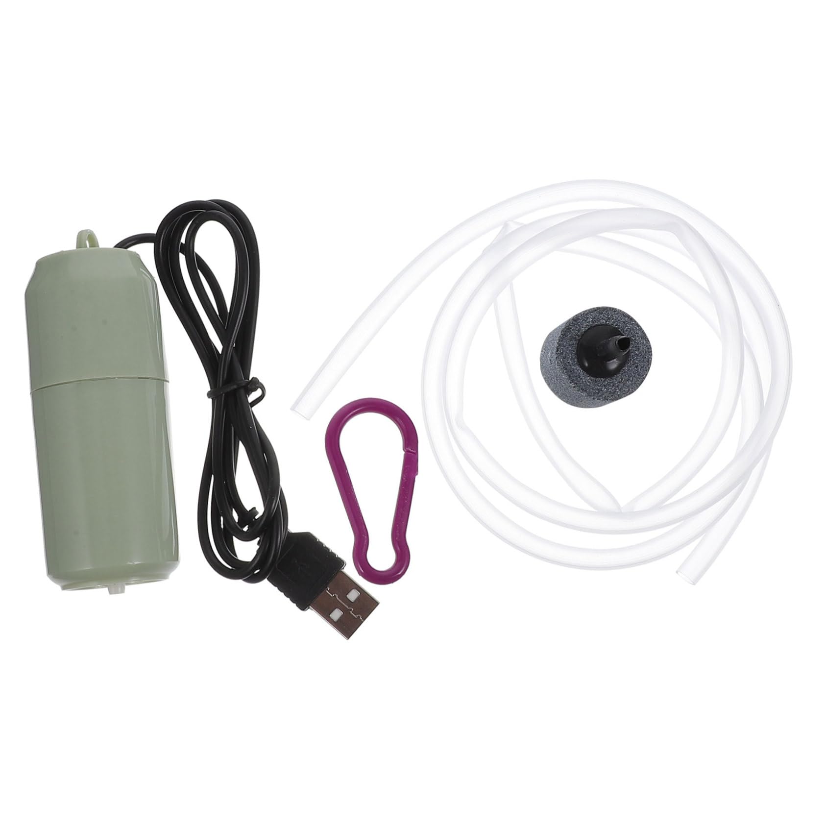 GALPADA 1 Set Mini Aquarium Pump Compact Oxygen Pump for Fish Tank Durable Design with Stable Bubble Output Easy Installation for Aquatic Plants and Fish Random Color