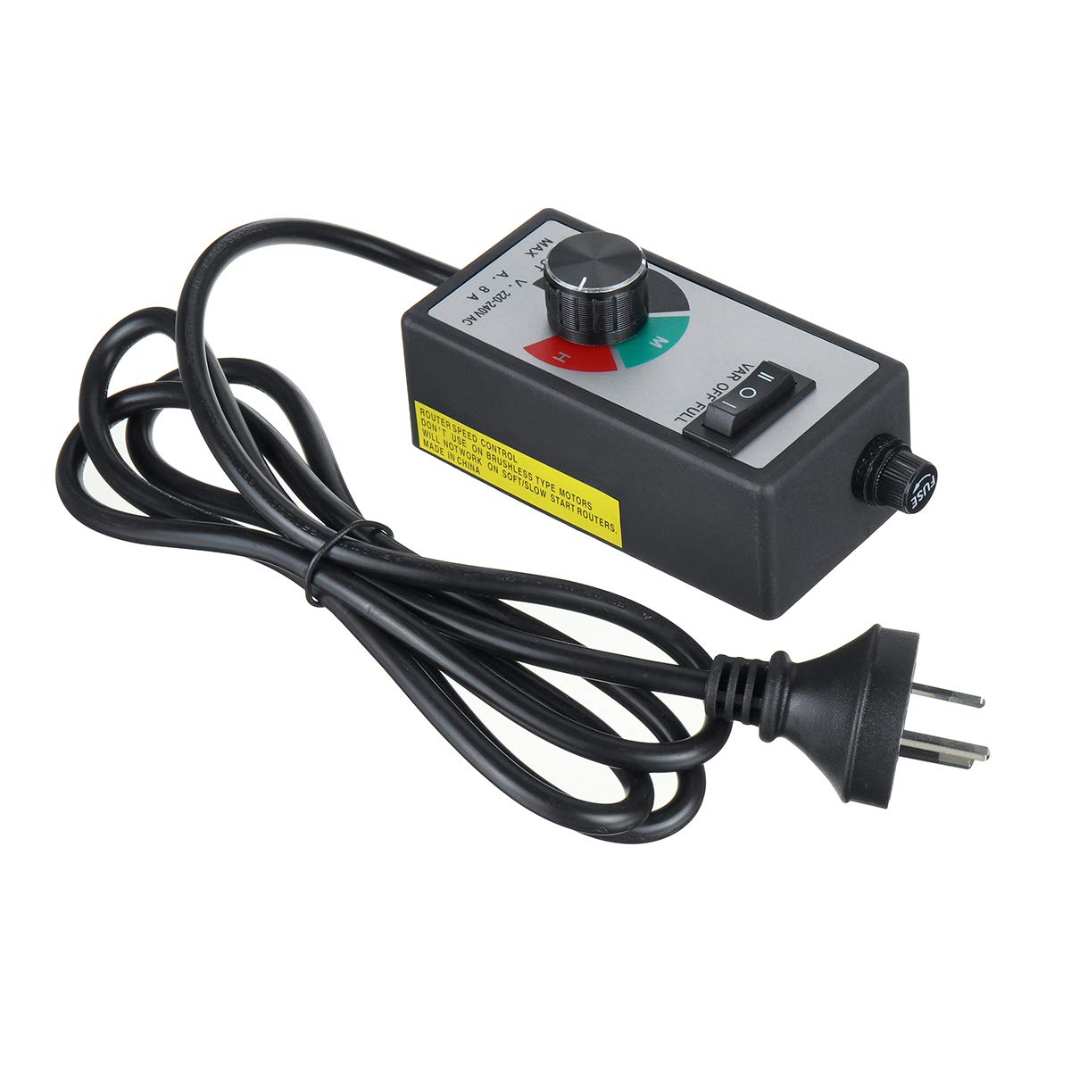 8A Ventilador Controlador De Velocidad Variable Enrutador Regulador Eléctrico Controles 220V-240V