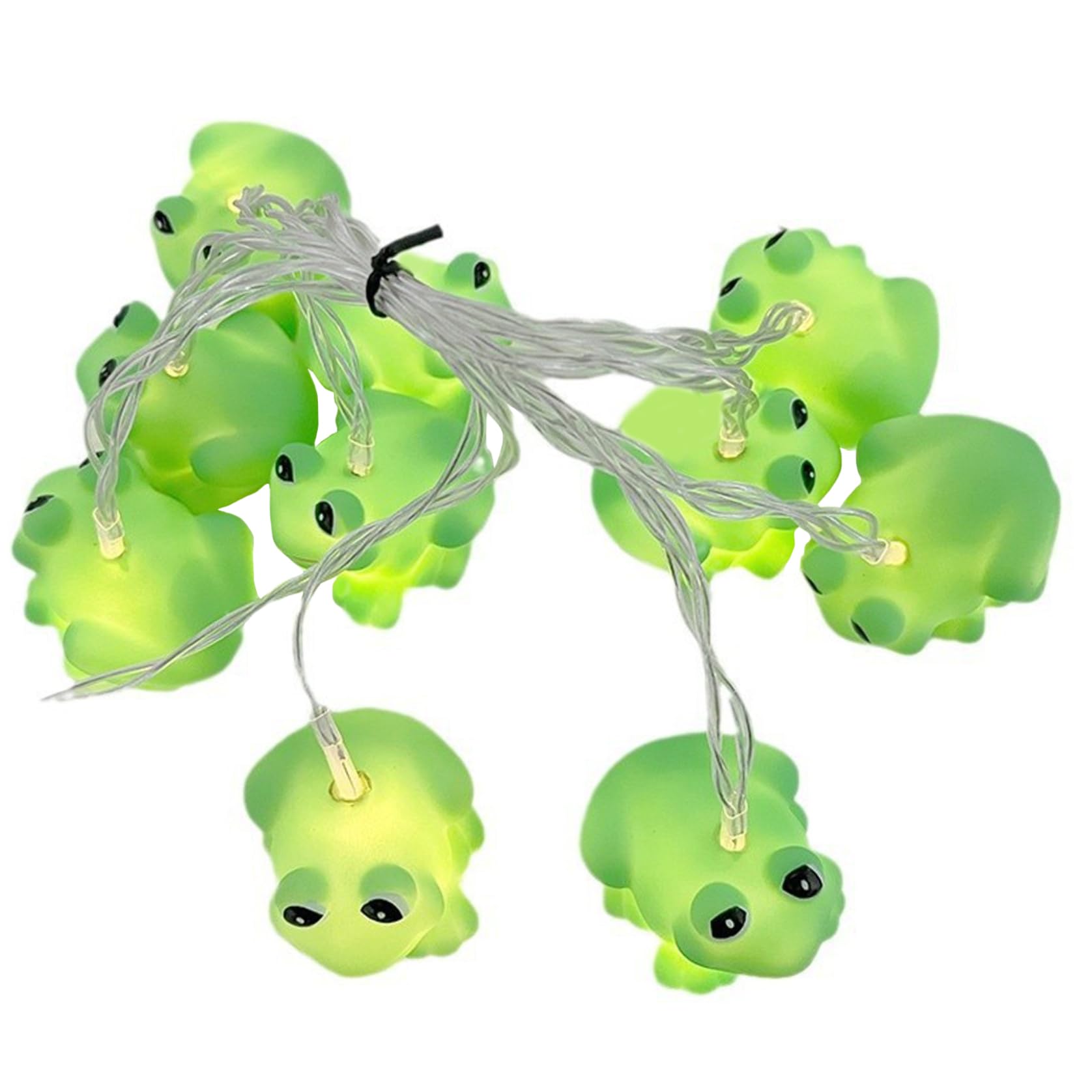 Peosaard Frog Light, Frog Night Light, 6.6ft 10 LED Cute Frog Light with Soft Light, Funny Practical Frog String Lights for Children Bedroom Home, Frog Lamp