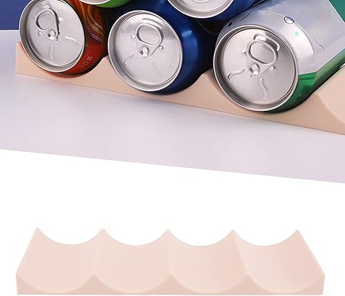 Miniatura 2 de Organizador de botellas de agua, estantes de vino, apila latas y botellas para un fácil almacenamiento, capacidad para hasta 10 latas, mesa de