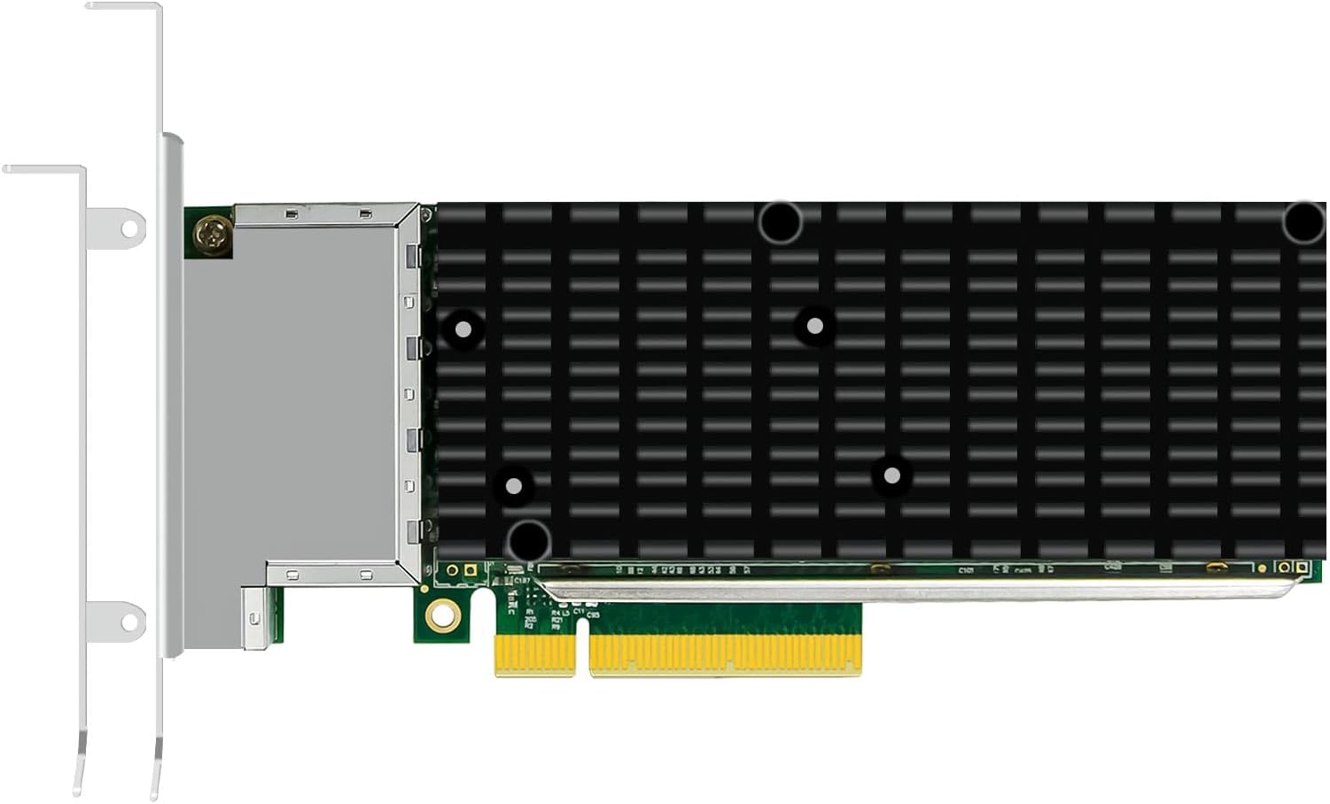 GLOTRENDS ST7223 4-Port 10G RJ45 Ethernet Network Card with Intel X710 Controller, PCIE 3.0 X8 Interface, Support Windows 11/10/Windows Server/Linux/ESX/VMware ESXi(Not Support Mac OS)