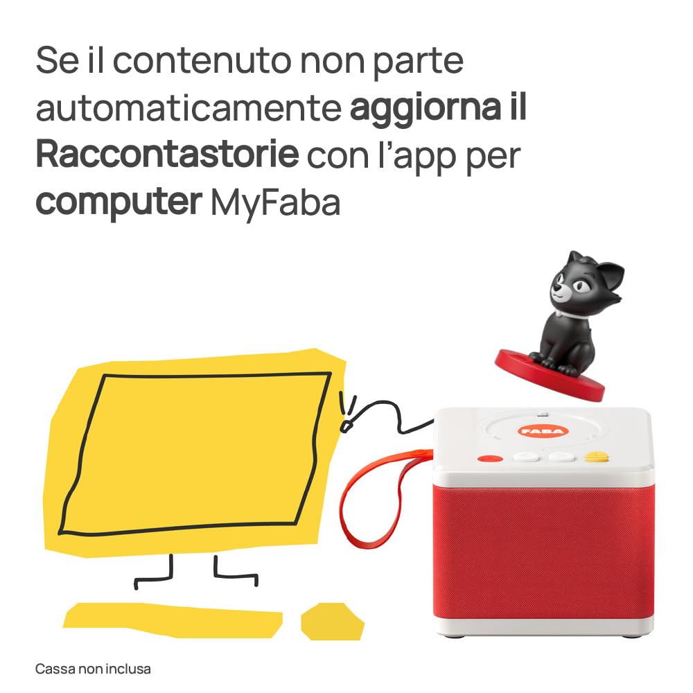 FABA Personaggio Sonoro Musica Maestro Giocattolo Educativo Versione Italiana Bambini 0+ anni