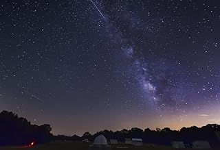 Posterazzi Two Perseid streak across the Milky Way during the 2012 meteor shower in Oklahoma Poster Print, (34 x 23)
