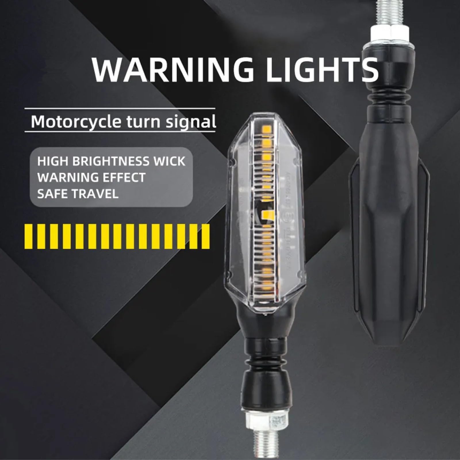 Indicatore Di Direzione Moto Sinistro E Destro Universale Da 2 Pezzi 10mm Indicatore Moto Di Backup Luci Di Guida Drl Luce Di Marcia Diurna