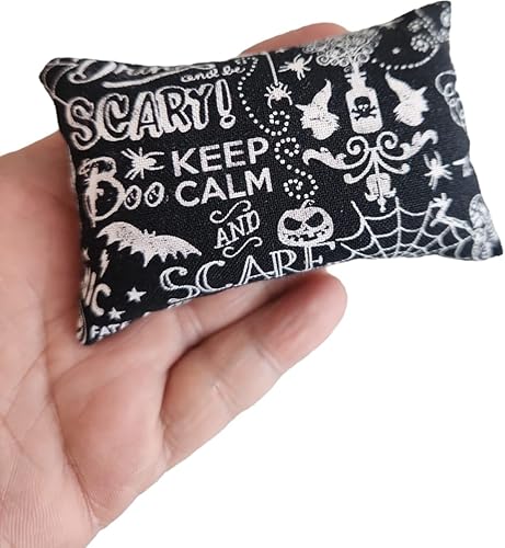 Vista 26 de Emery - Alfiletero para costura, relleno de arena abrasiva, hecho a mano en Estados Unidos (2 x 3 pulgadas, flores en negro)