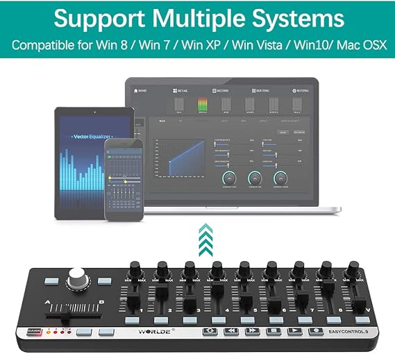 MIDI Controller EasyControl.9 Portable USB 9 Slim-Line Control