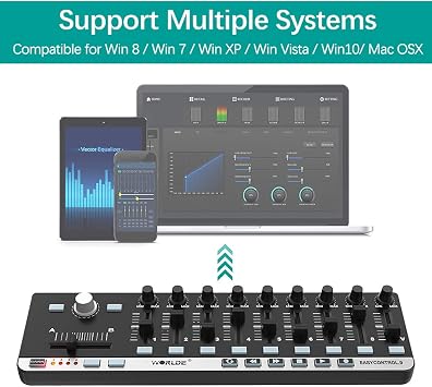 MIDI Controller EasyControl.9 Portable USB 9 Slim-Line Control