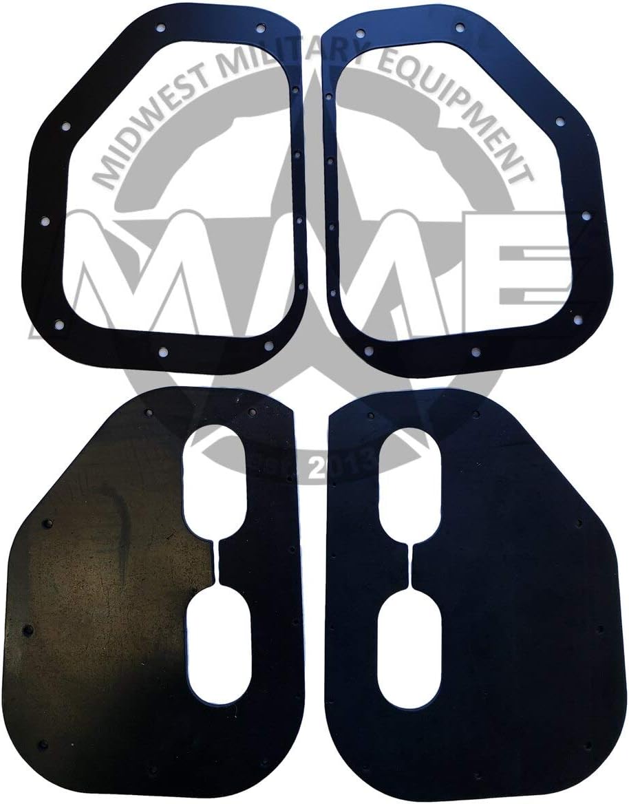Midwest Military EquipmentReplacement LH and RH Airlift Seal Reinforcement Kit for HMMWV/Humvee