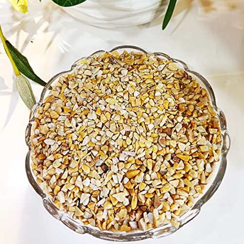 Image of Healing Crystal Chips for Vastu Natural Yellow Aventurine Chips Stone 250 Gm Yellow Aventurine Crystal Stone Chips Dust Raw Rough Stone for Reiki Healing Meditation