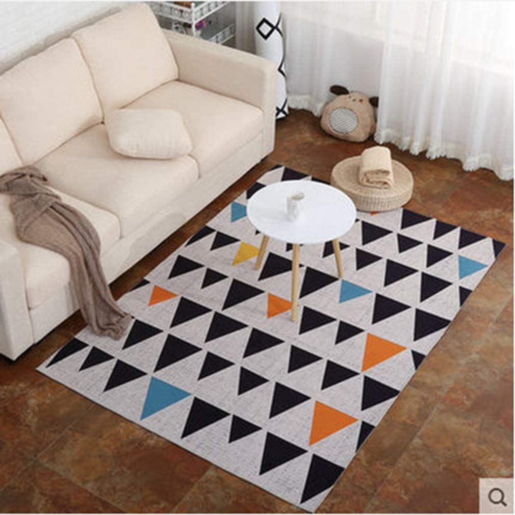 Buy MOXIC Soft Geometric Living Room Area Rugs Rectangular Children Crawling Bedroom Rug Fleece Anti-Slip Fleece Carpets Modern Home Decor Mats Indoor Outdoor Runners Nursery 6.5' X 13' — BookShops.in