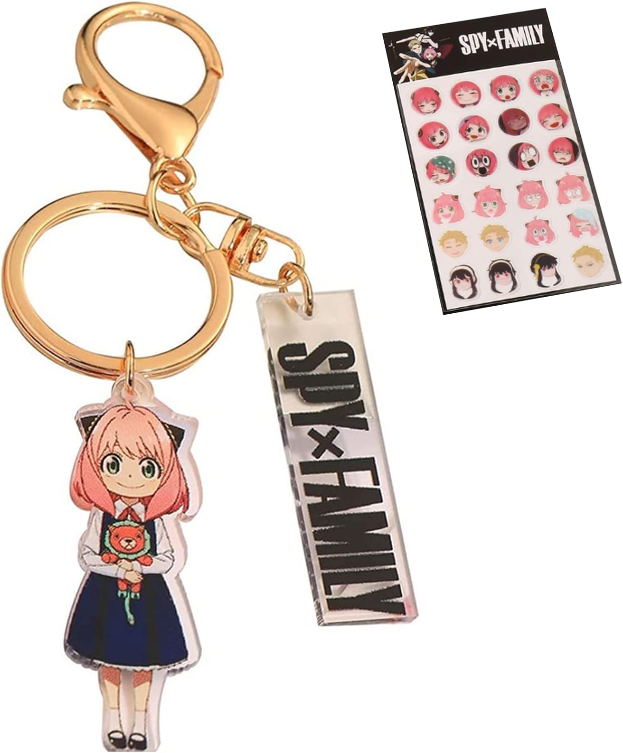 スパイファミリー キーホルダー Spy Family キーチェーン ぬいぐるみ キメラアニメペンダント アーニャ 人形 人気アニメ 携帯ストラップ 鍵 飾りオシャレ バッグ飾り ペンダント アニメグッズ アーニャb 超人気の