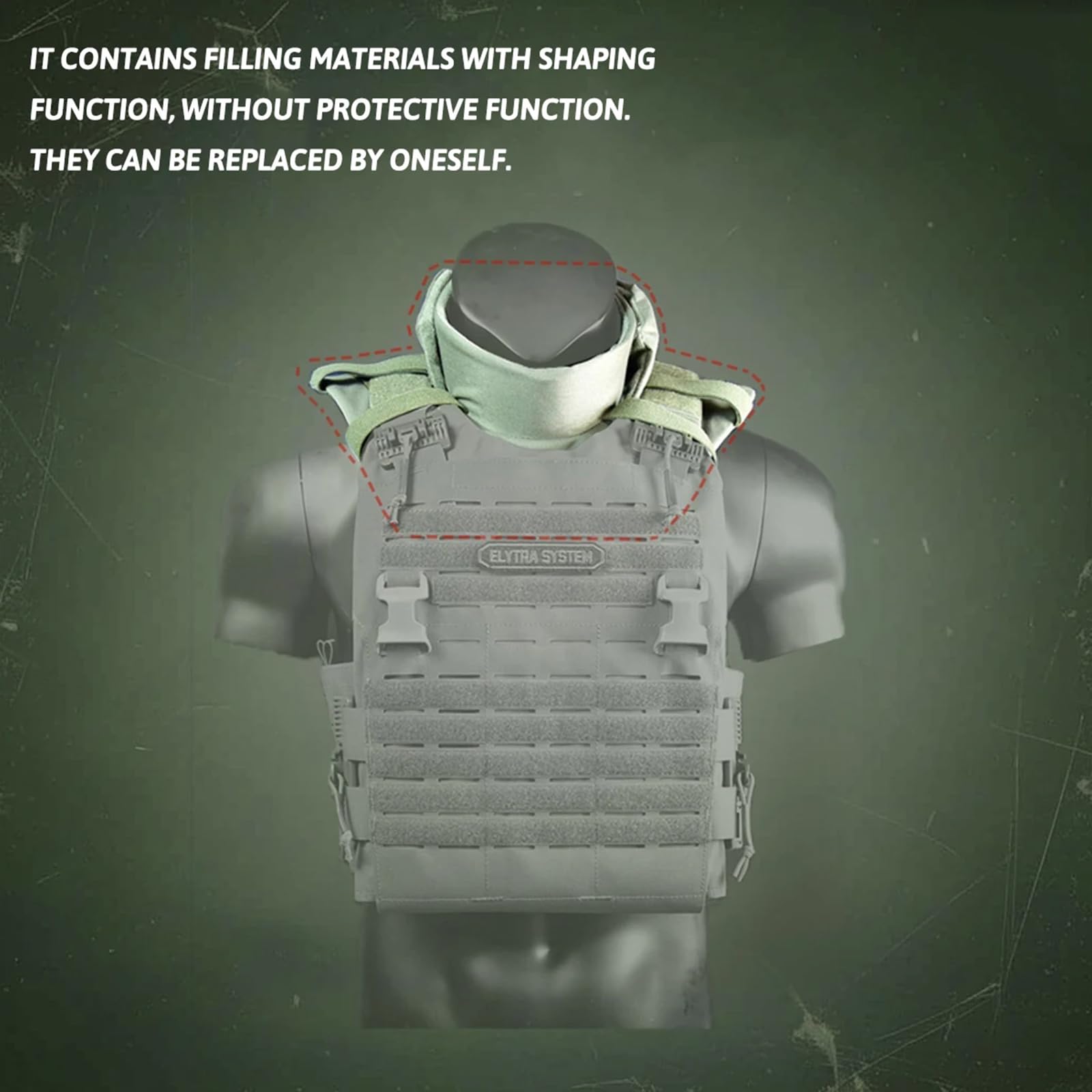 Tactical Neck Guard Collare Protector Airsoft Attrezzature di Protezione Regolabile Collo Armatura Caccia Gilet Accessori Protezione Collo