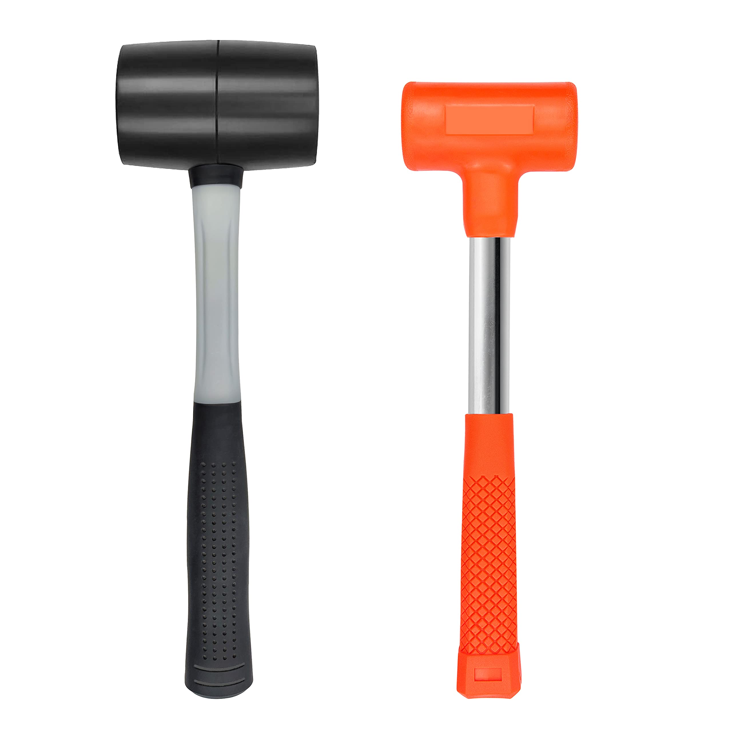 Buy C&T 2pc 16oz+1.5lb, Rubber Mallet Hammer16oz,Dead Blow Hammer1