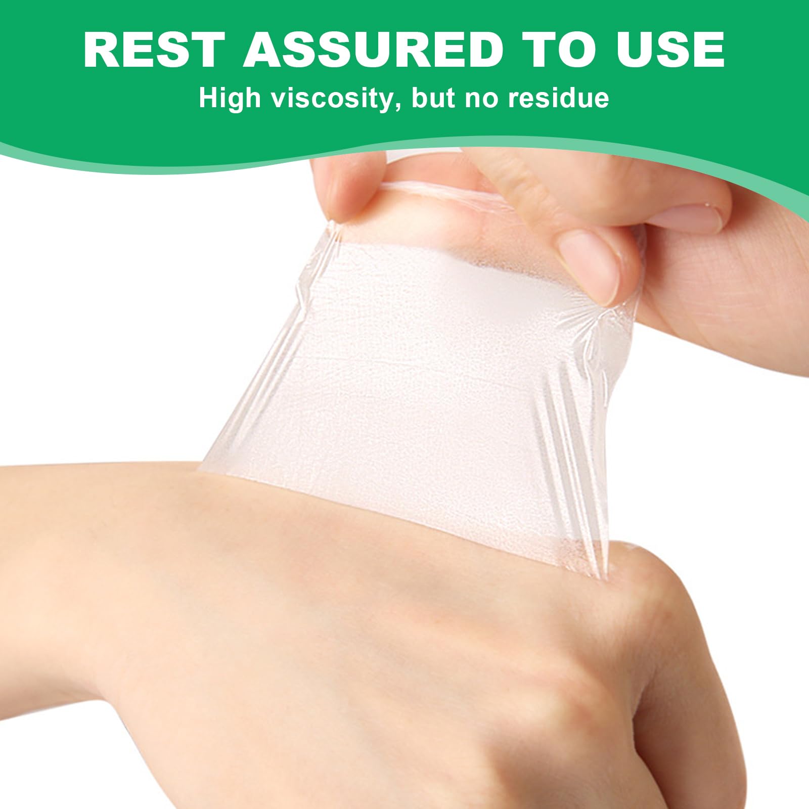 Rayyl Vendaje para Tatuajes 15cm x 2m, Vendaje Transparente Impermeable Second Skin Protection para Tatuajes Apositos Adhesivos Impermeables para Deportes NatacióN Ducha