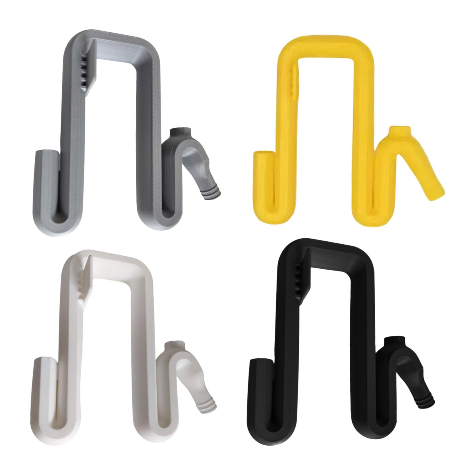 Fentency Mixed Colors 4Pcs Auto Priming Siphon Hose None Drill Overflows Pipe Rainwater Transfer And Overflows Pipe Solution Easy Installation Auto Priming Siphon Hose