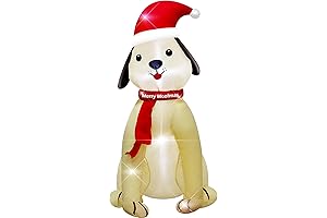 Drofely Christmas Inflatable Dog