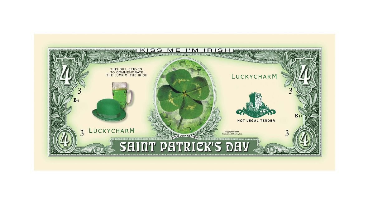 Click to get Saint Patricks Day Collectible Bill  Pack of 10 