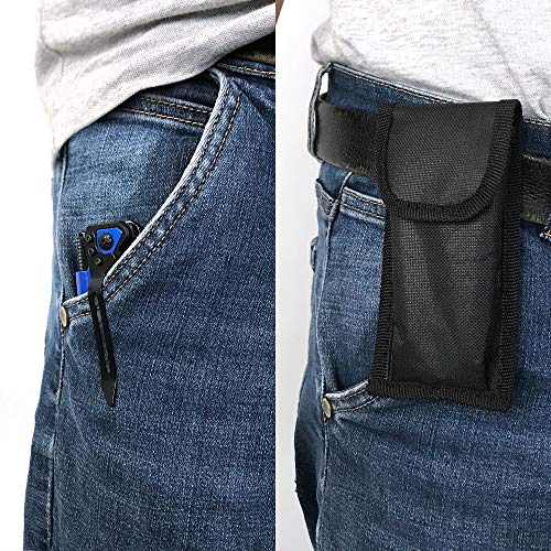 Image of ALBATROSS Best 6-in-1 Survival Tactical Military Folding Pocket Knives with LED Light,Seatbelt Cutter,Glass Breaker,Magnesium Fire Starter,Bottle Opener;Multi-Function Emergency Tool(Blue-SA)