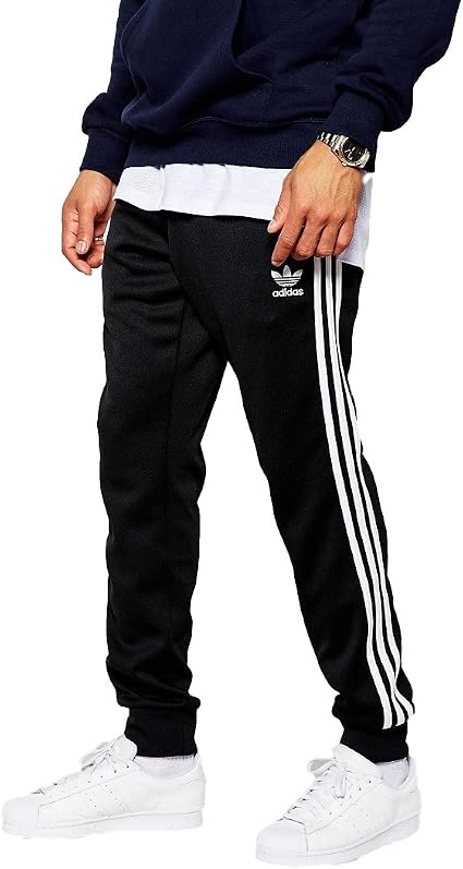 Amazon アディダスオリジナルス Adidas Originals Superstar トラックパンツ ブラック M 並行輸入品 ジャージボトム 通販