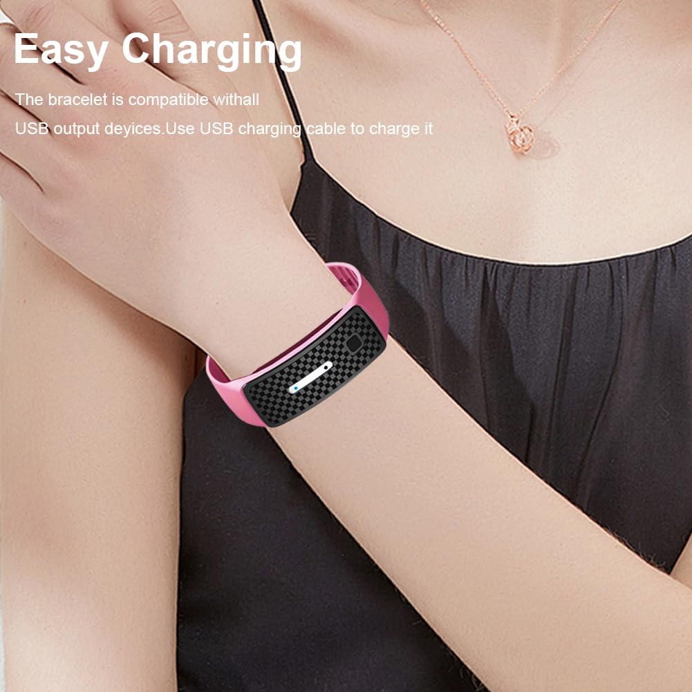 Bracelet Anti-Moustiques Ultrasonique Waterproof pour Enfants et Adultes 3 Modes Protection contre les Moustiques