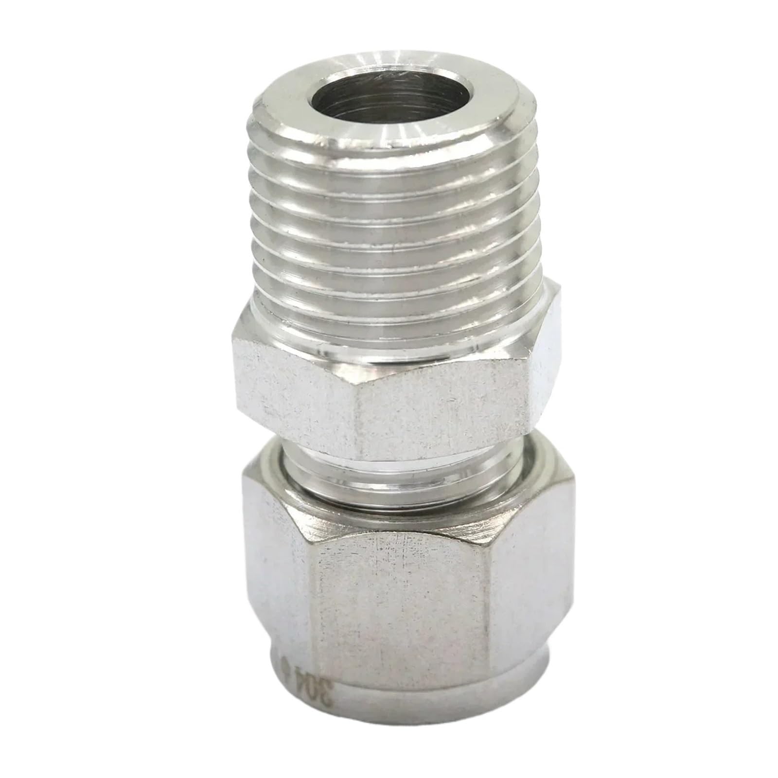 Epaknhgd Men's 1I8 Inch 1Pc 304 Stainless Steel Ferrule Plug Pipe Fitting Interface